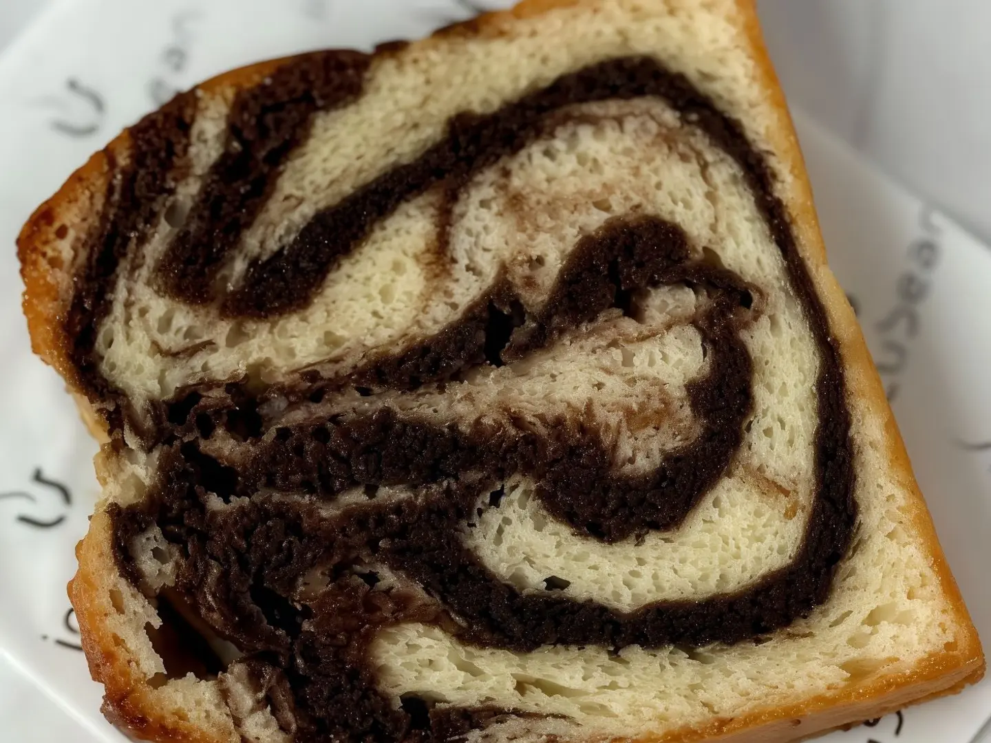 الكيكة الرخامية