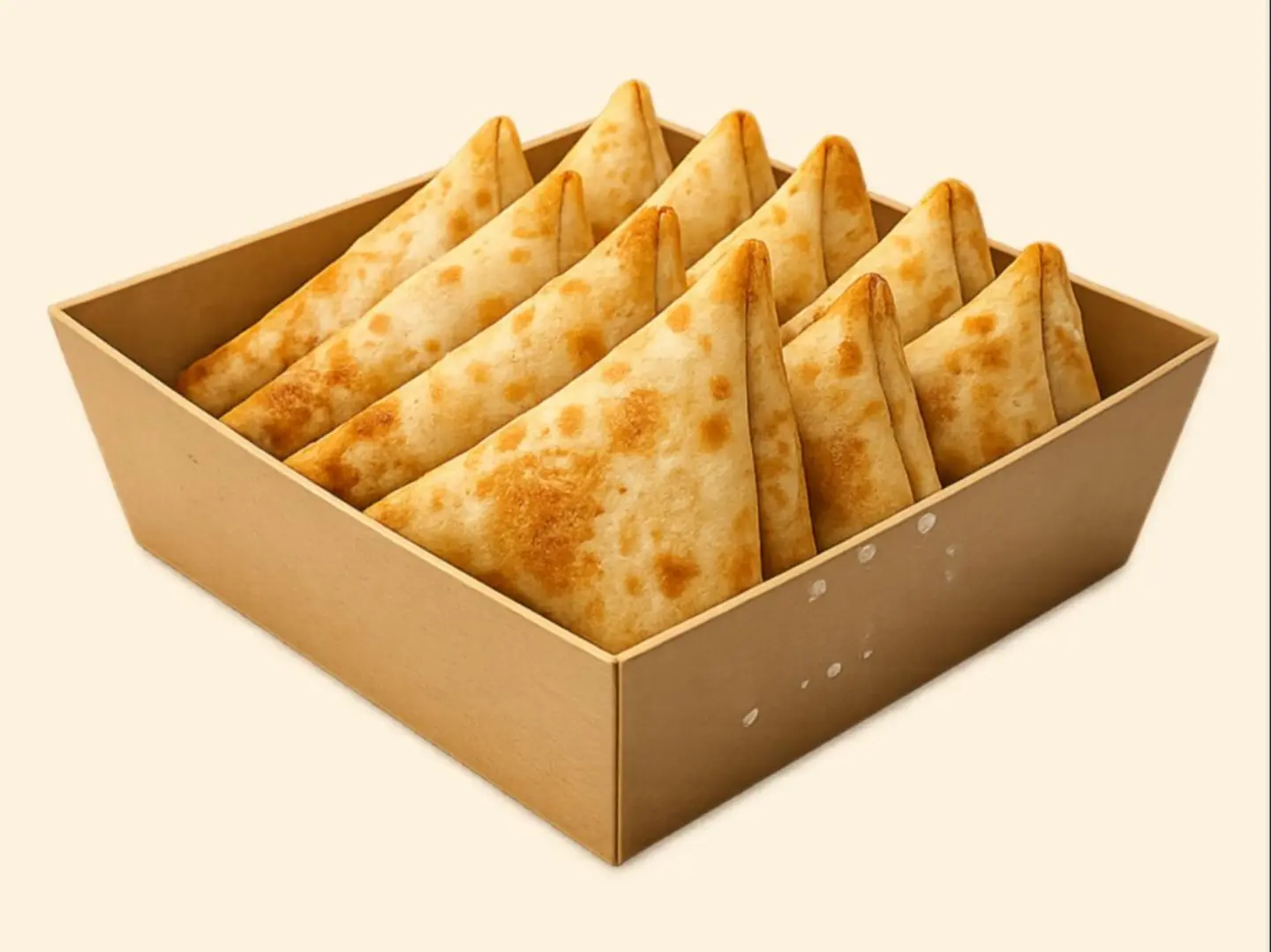 10 Oven Baked Cheese Samboosas