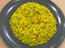 مربين رز بالزعفران والجمبري والشبت
