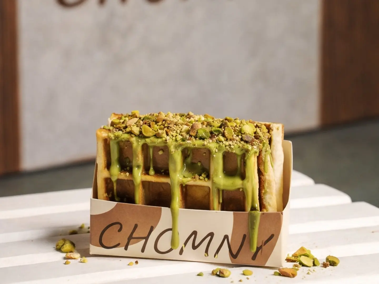 Pistachio Waffle