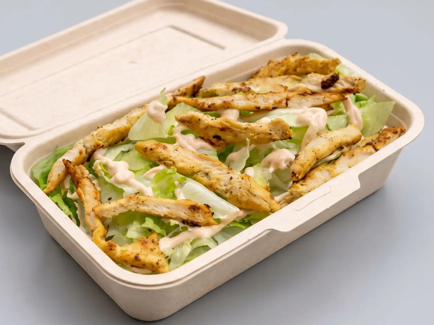 سلطه سيزر بالدجاج المشوي وجبنة البرميزان