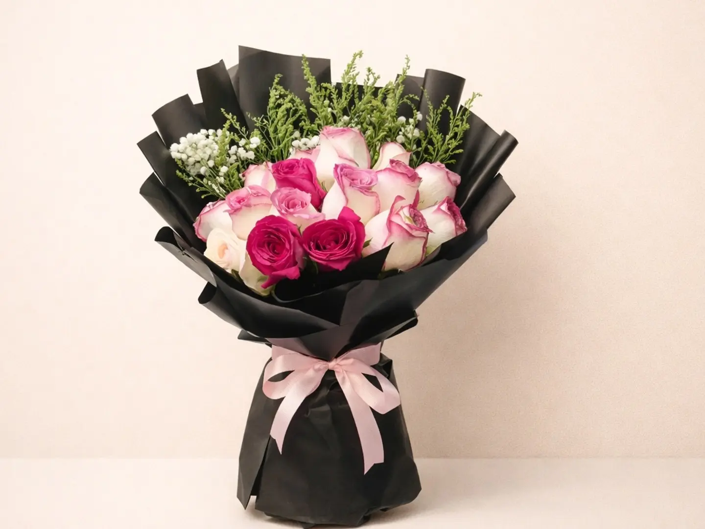 Black Rose Bouquet