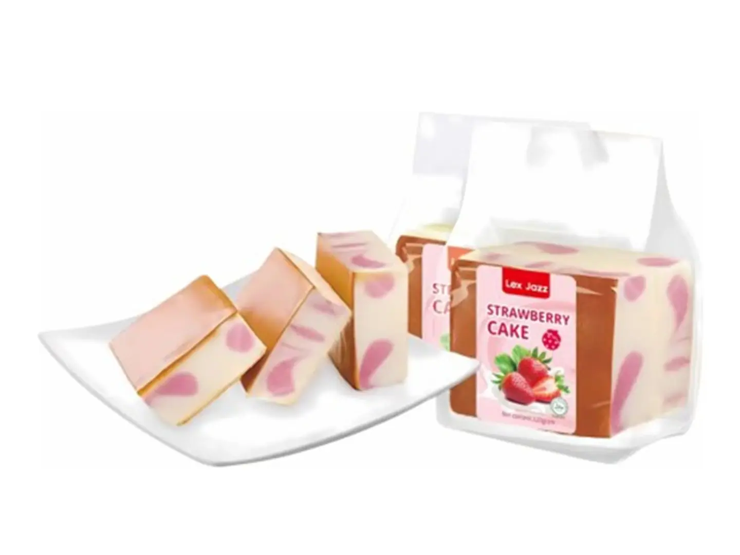 Japanese Square Strawberry Cake