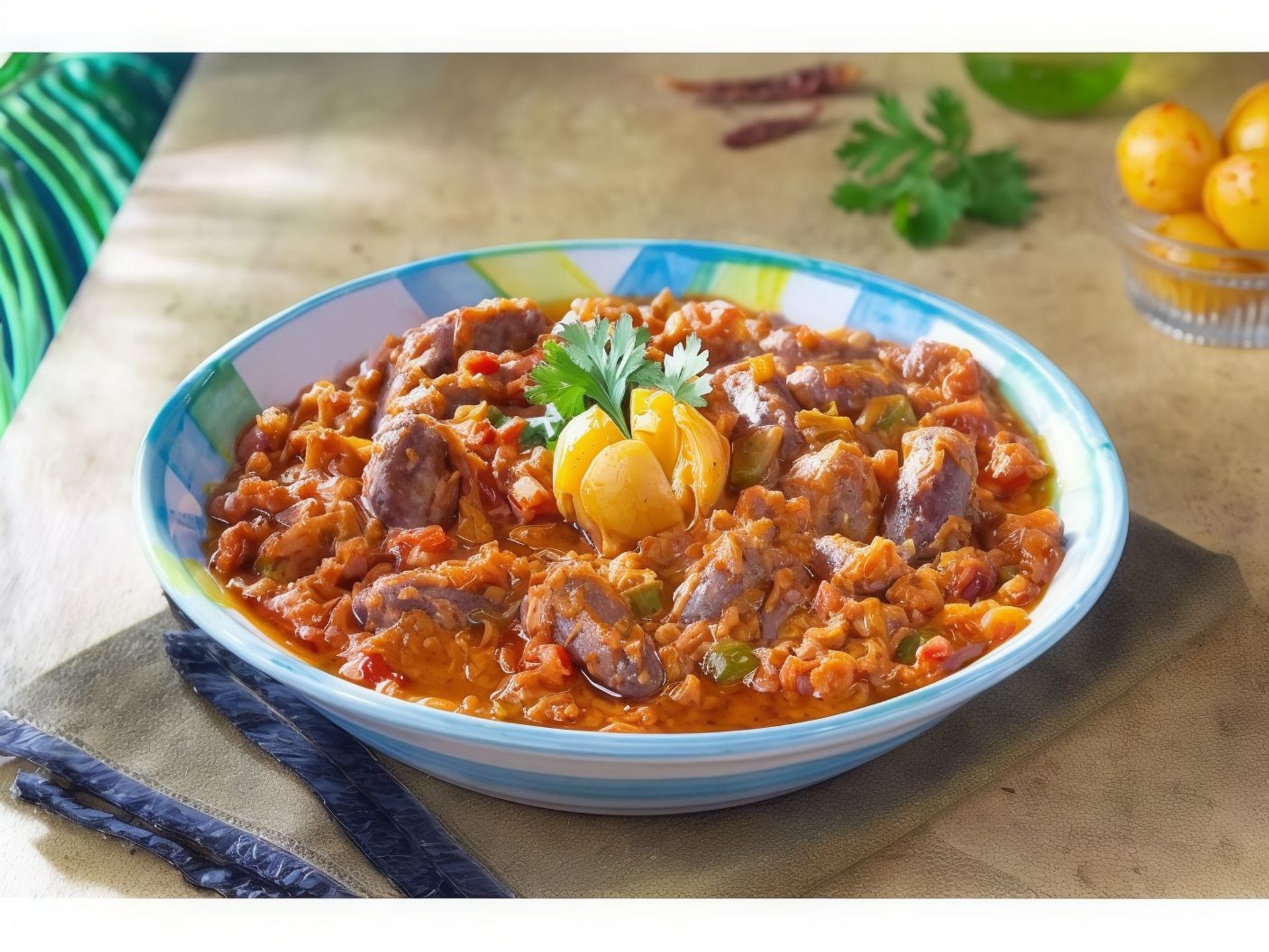 فول بالسجق - وسط
