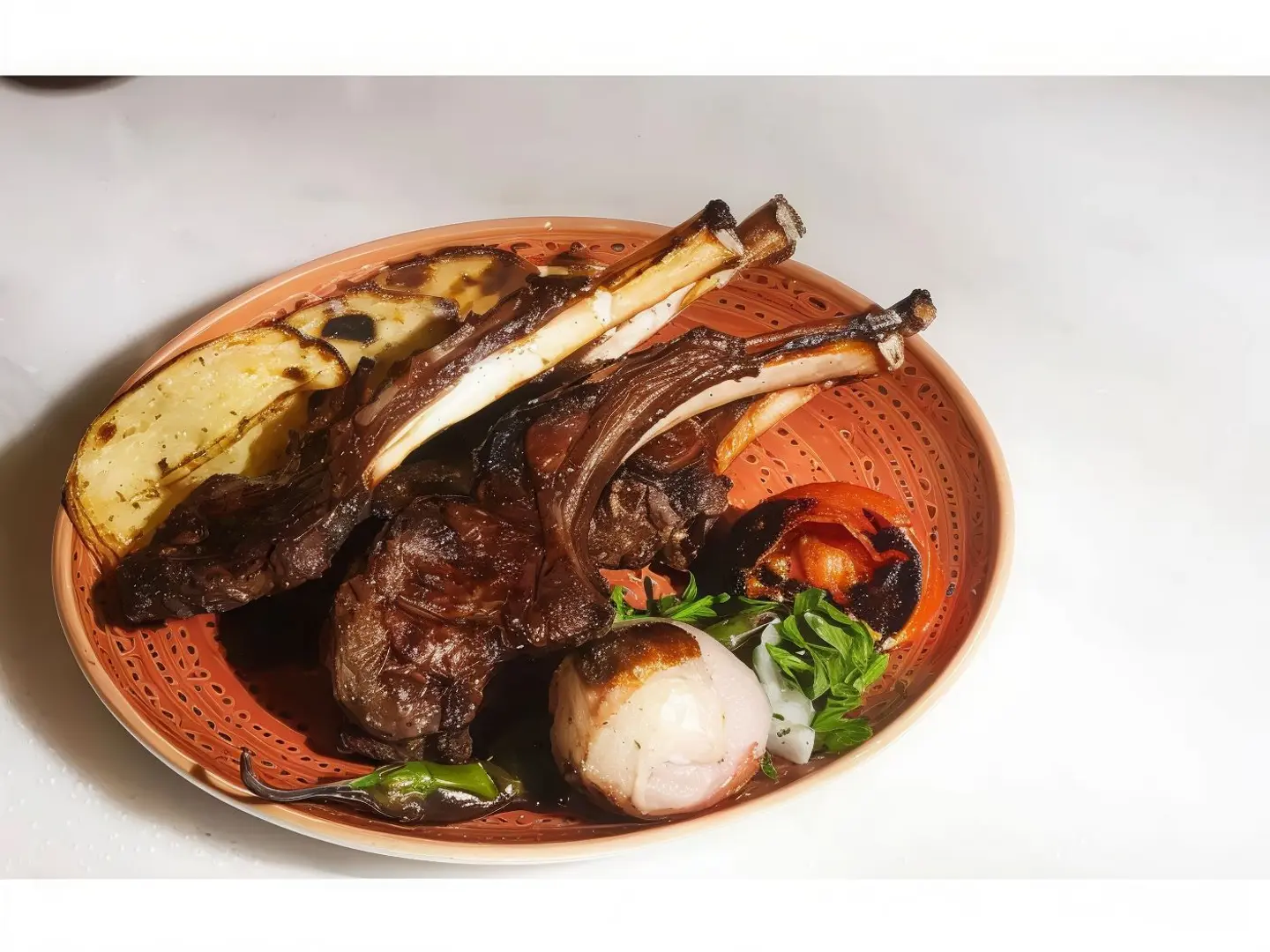 Lamb Chops - For One Person