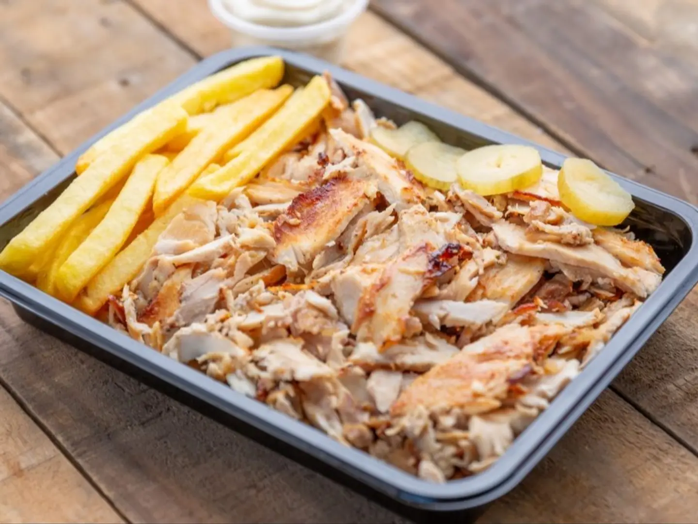 طبق شاورما كبير