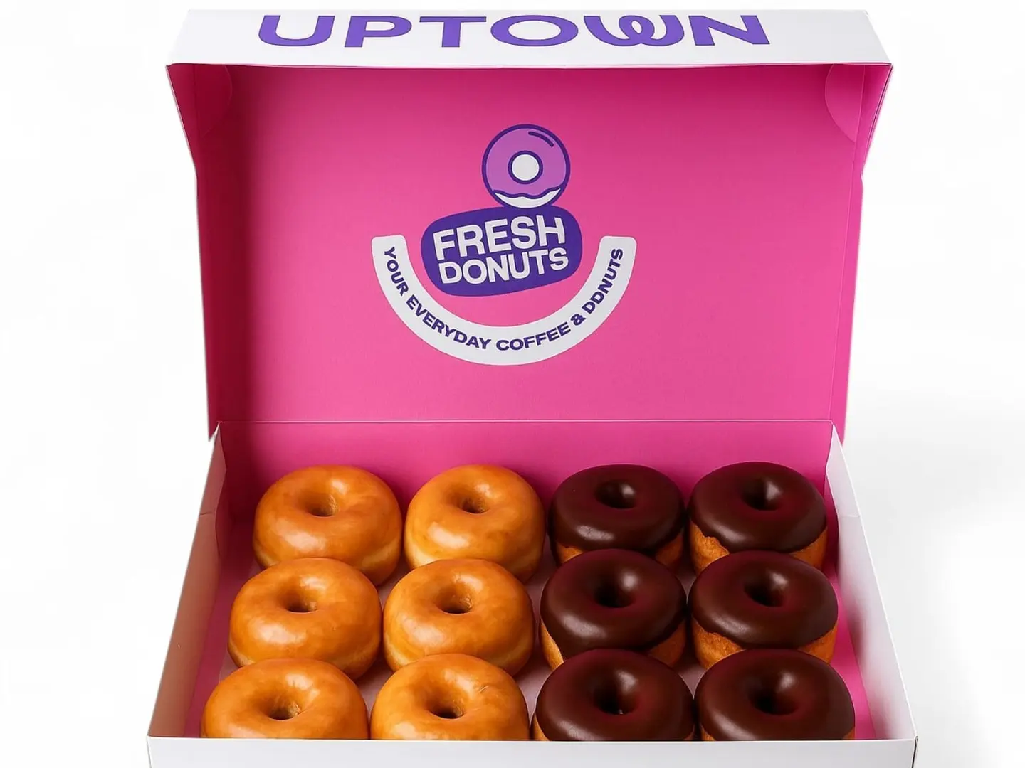 بوكس دونات مينى12 حبه