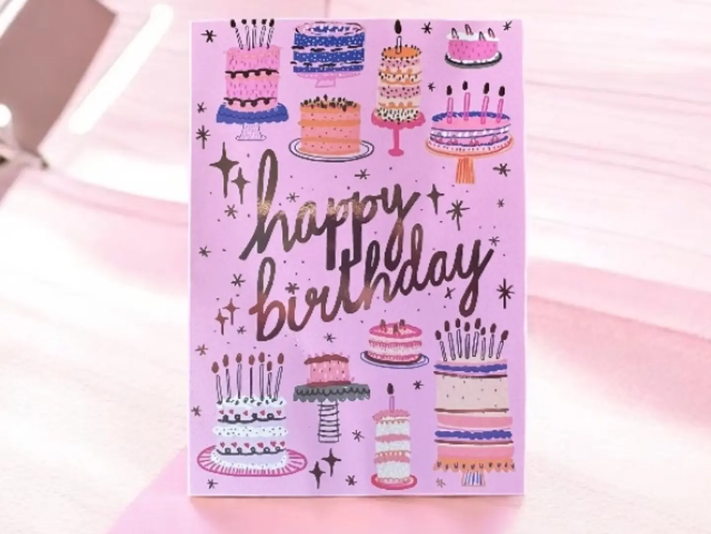 Cakes Birthday Card