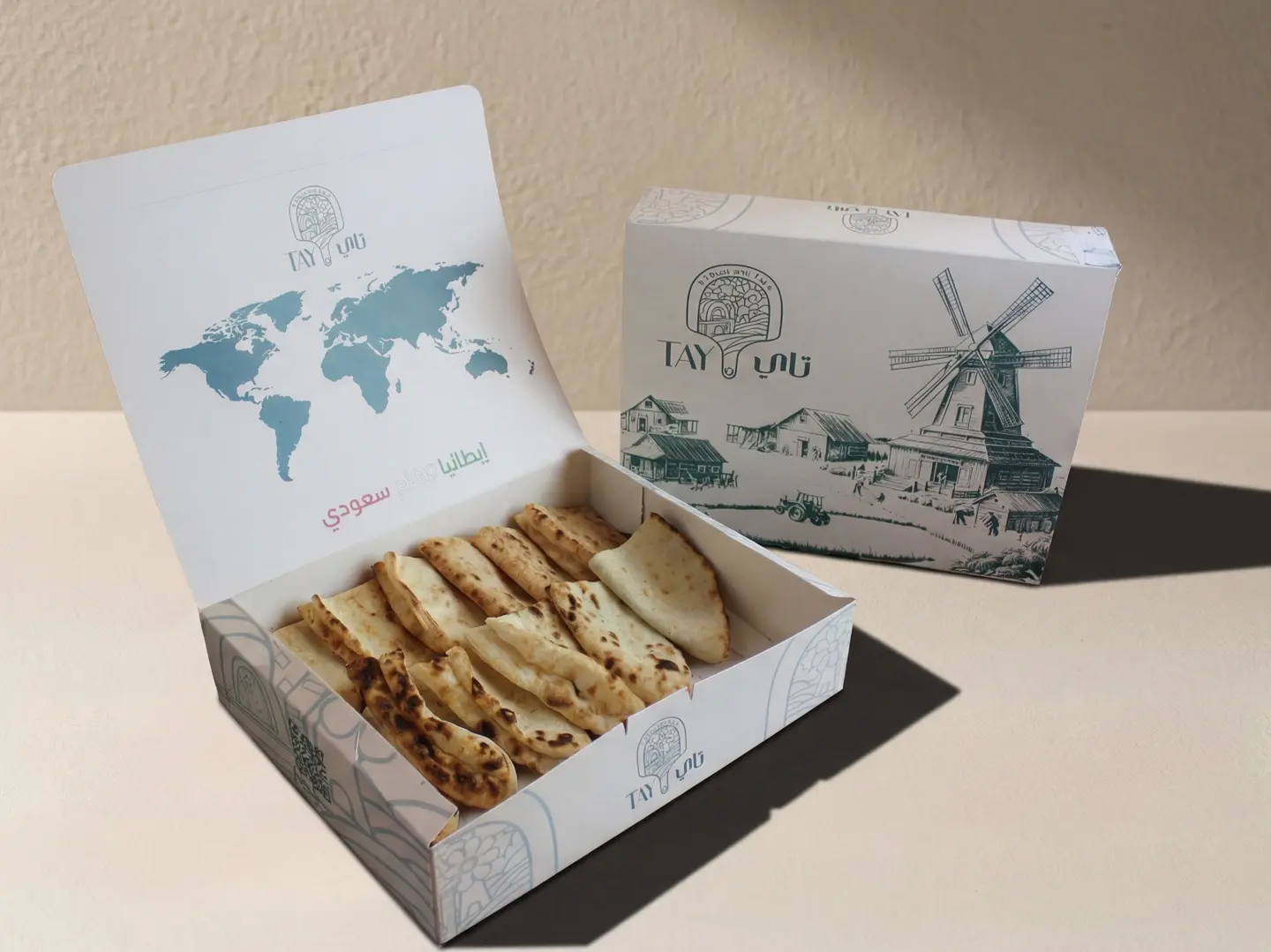 Double Box Of Large Calzone Pastries