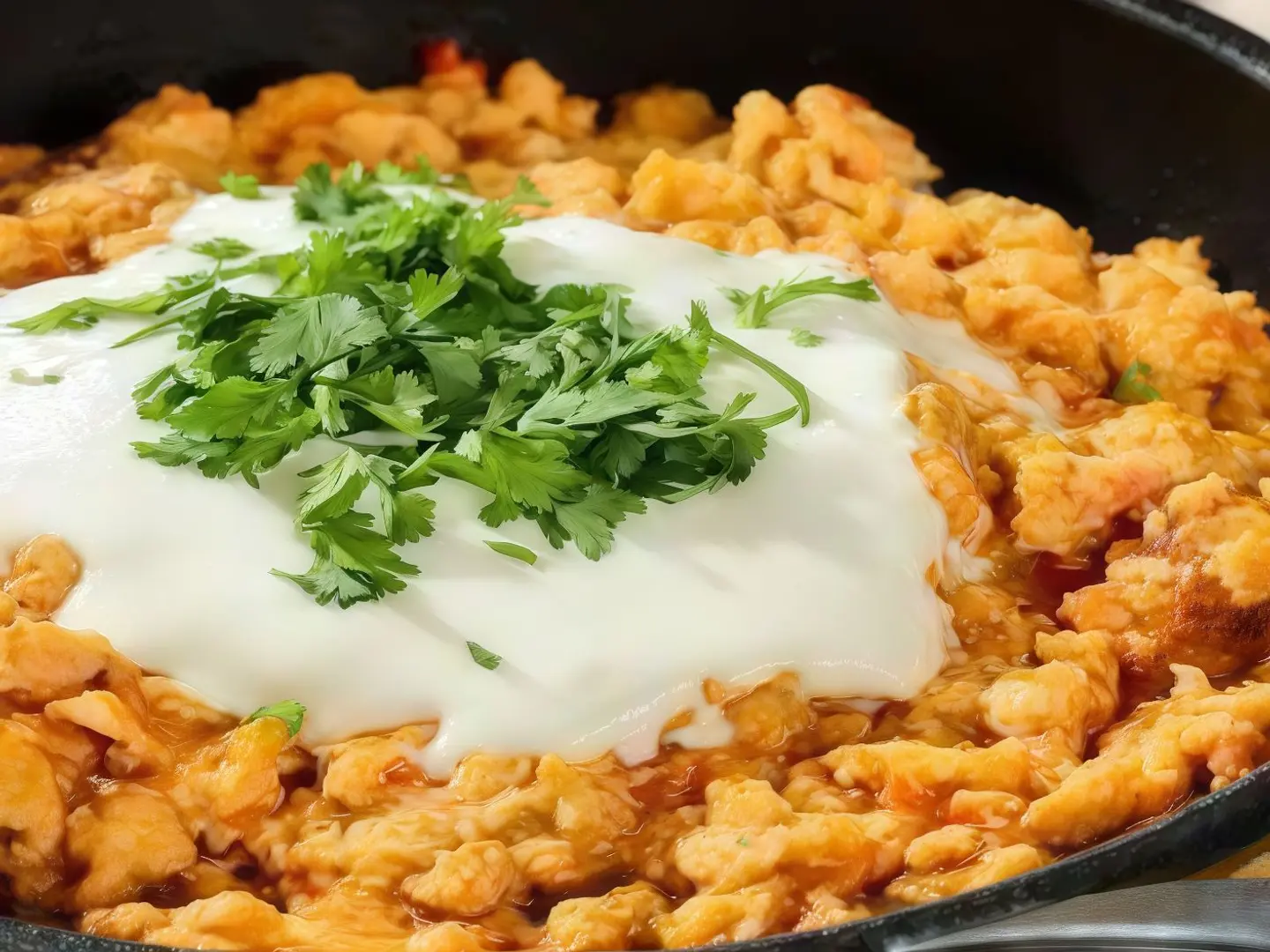 صحن شكشوكة بالجبن