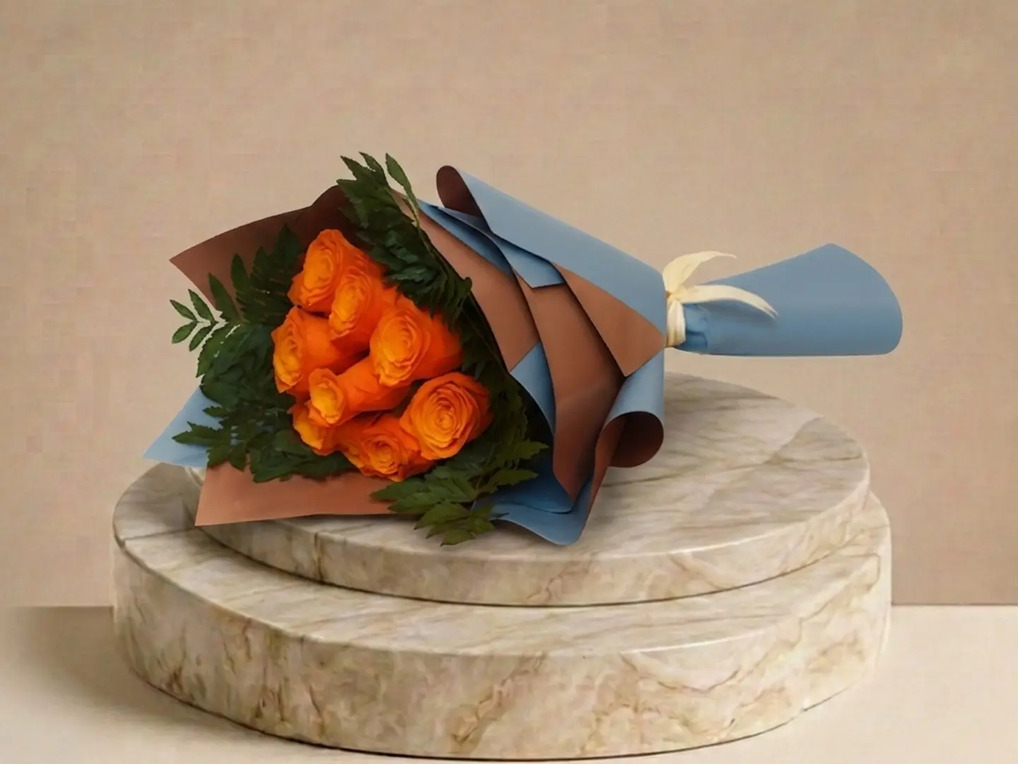 Orange Rose Bouquet