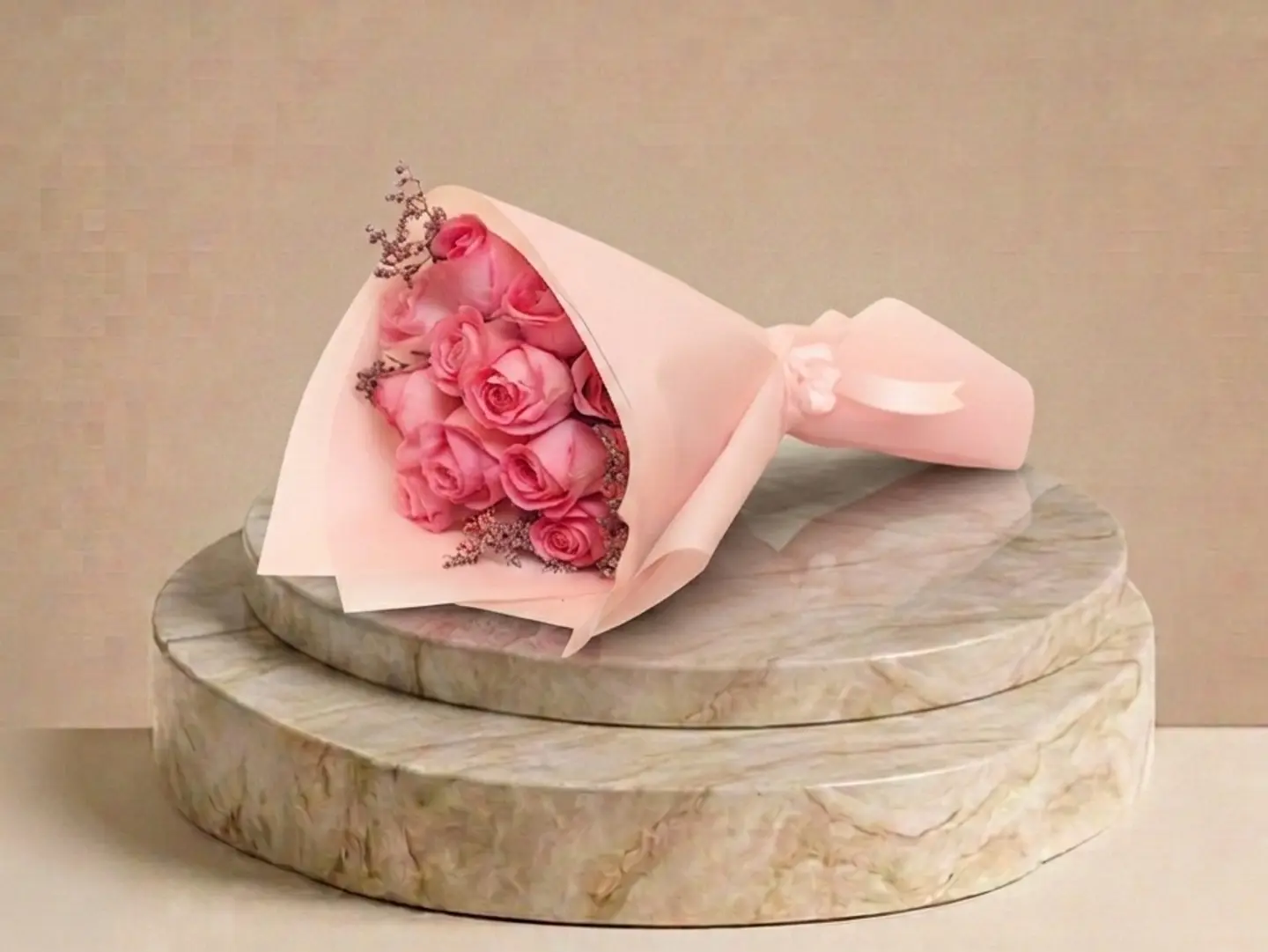 Pink Rose Bouquet