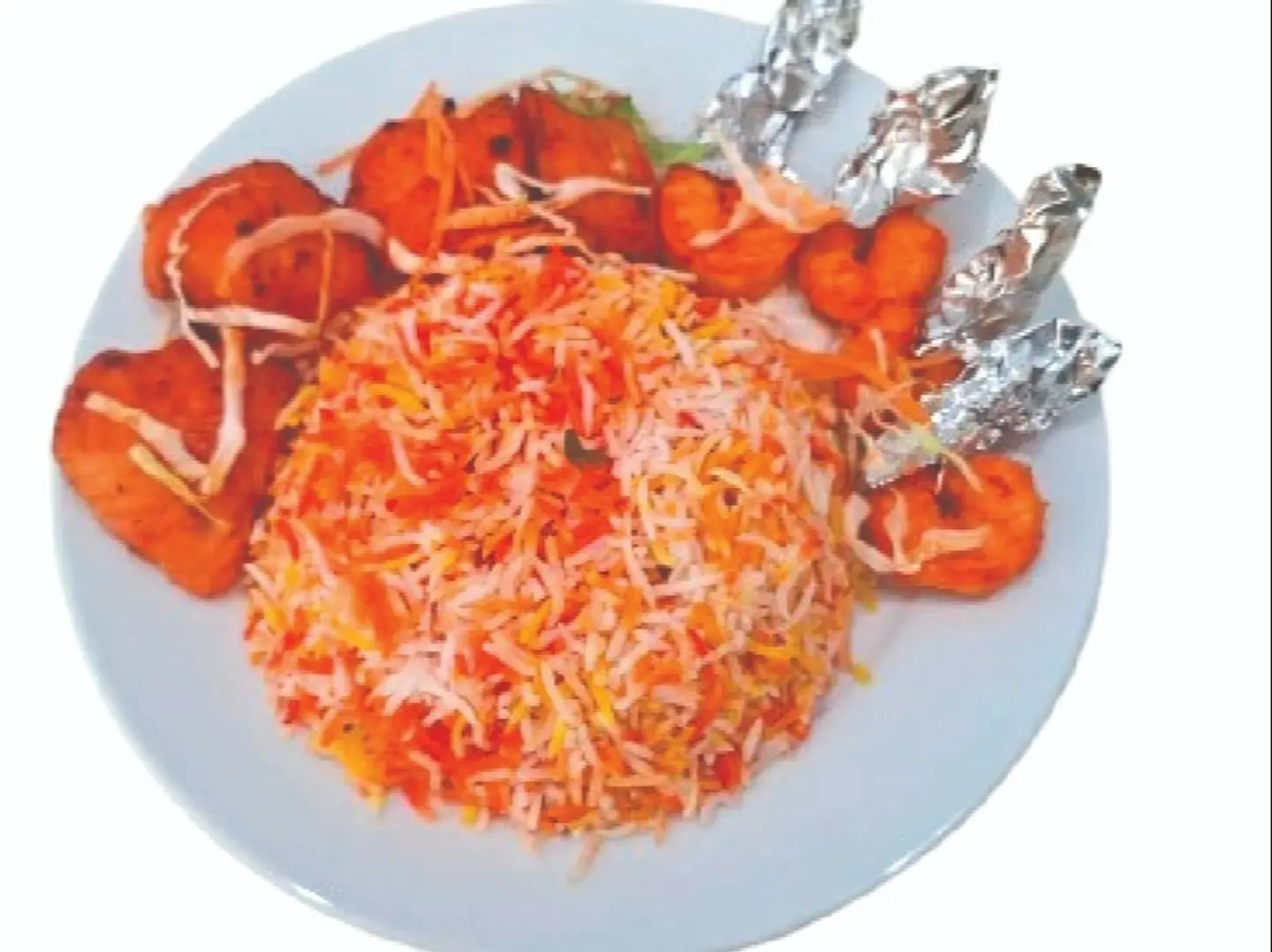 Prawn.Fish With Rice