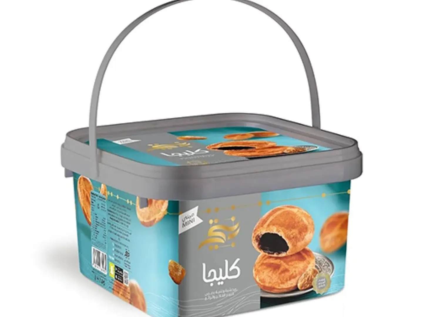 بنتي كليجا بالدبس ميني سطل وسط