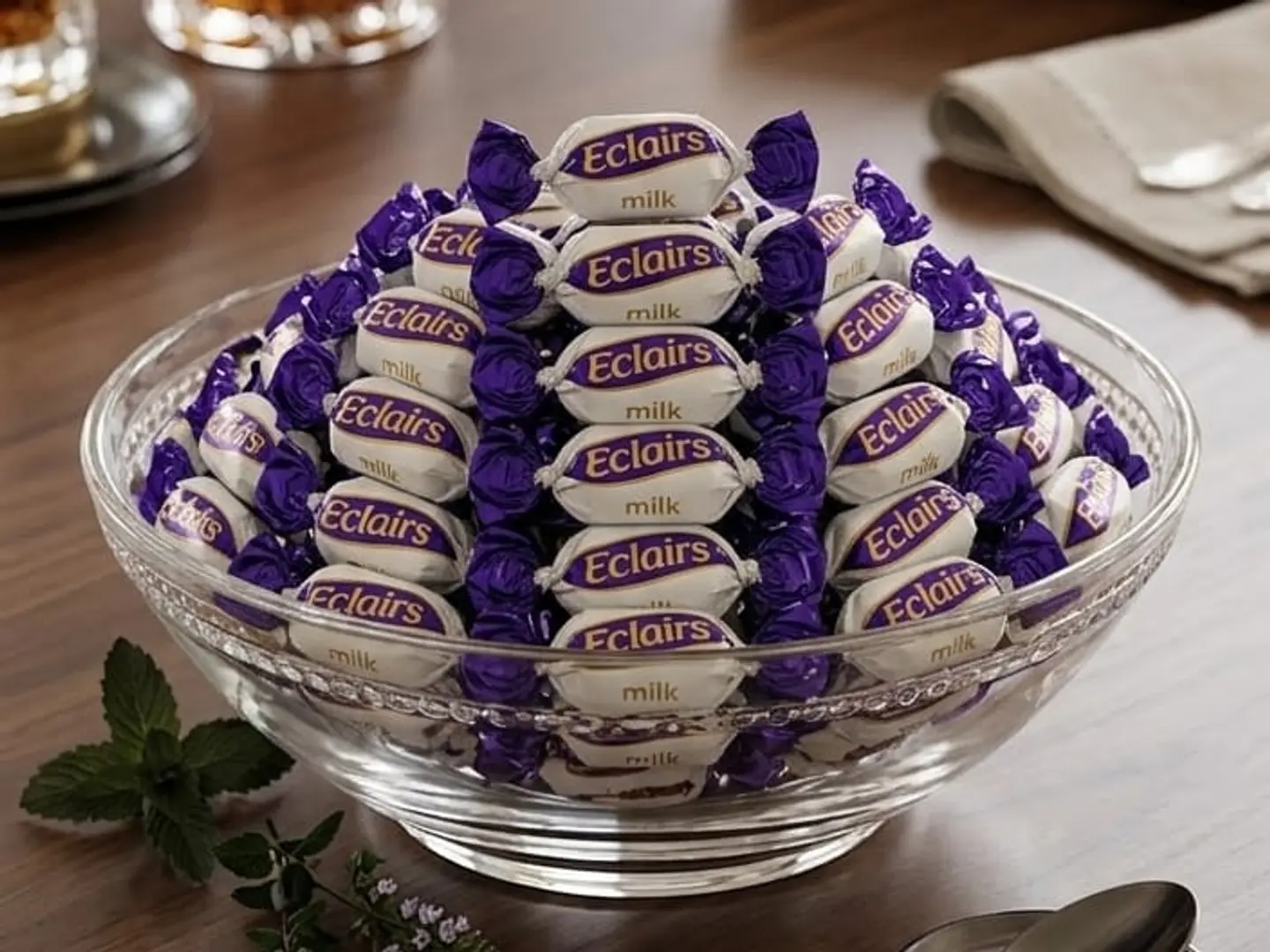 حلاوة إكليرز بحشوة الحليب ربع كيلو