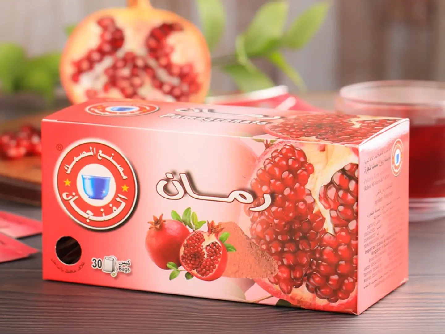 شاي رمان المصمك 30 كيس