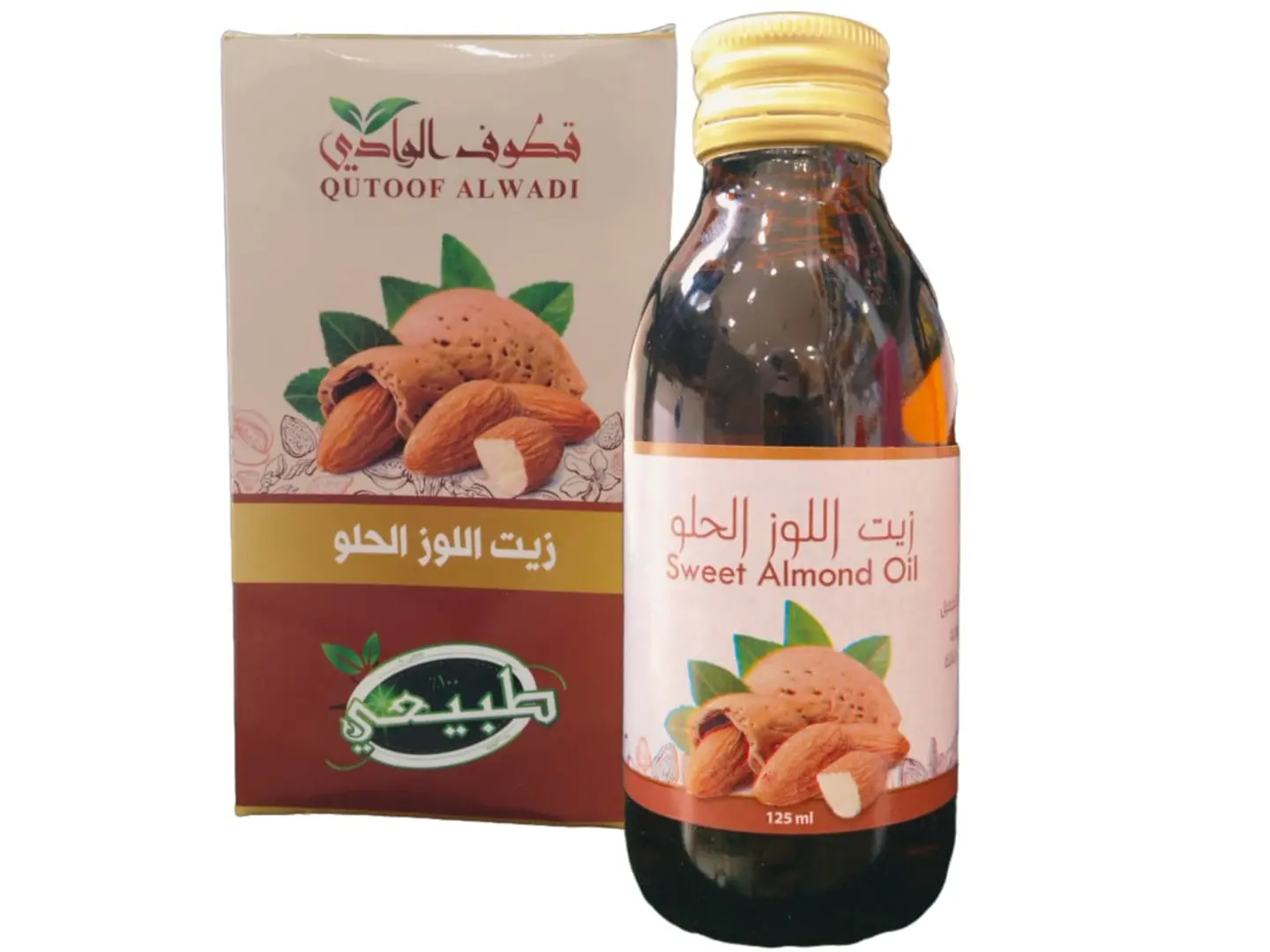 زيت اللوز الحلو قطوف الوادي 125 مل