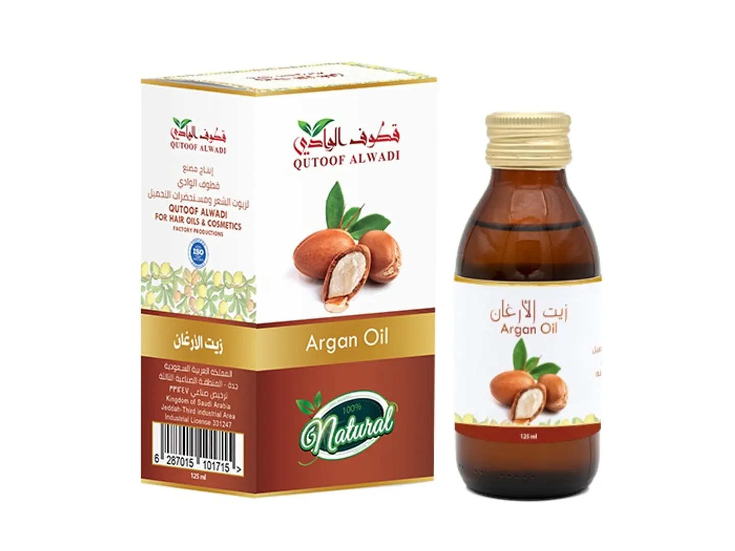 زيت الارغان قطوف الوادي 125 مل