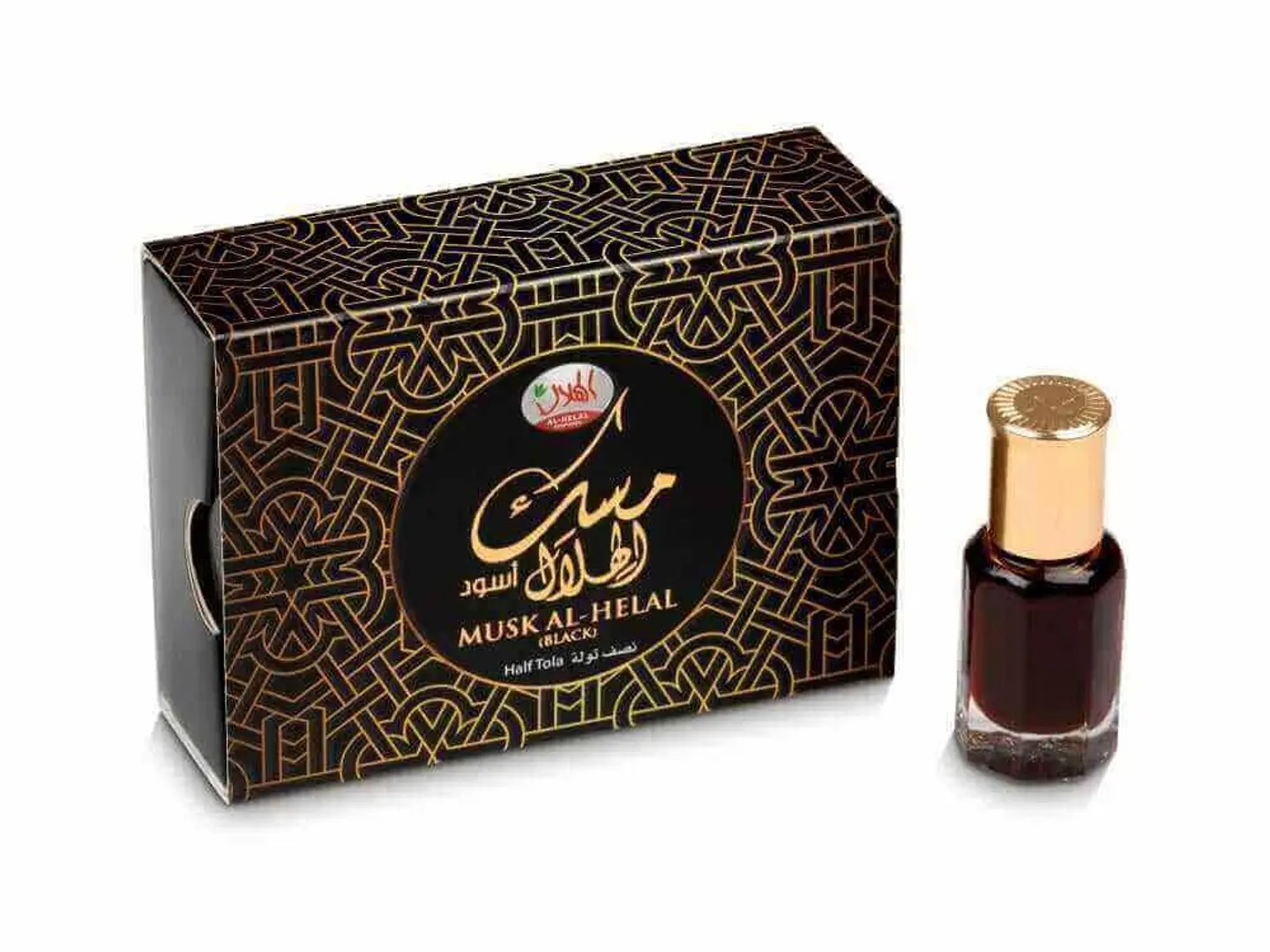 مسك الطهارة اسود الهلال نصف تولة