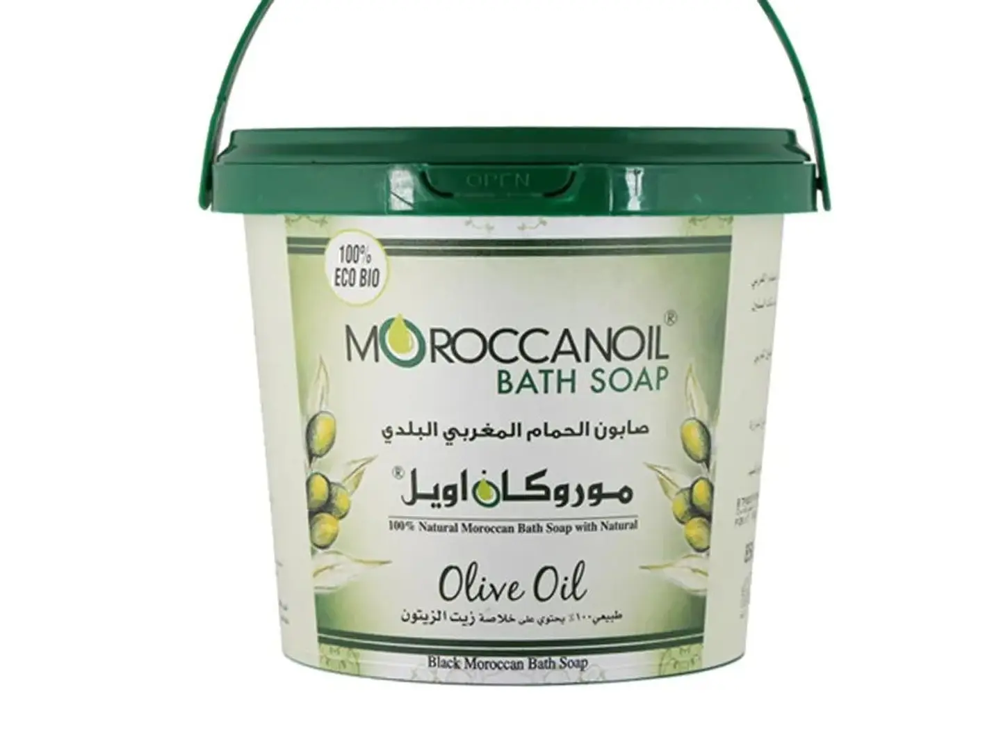 صابون الحمام المغربي البلدي بزيت الزيتون موروكان اويل -850غ