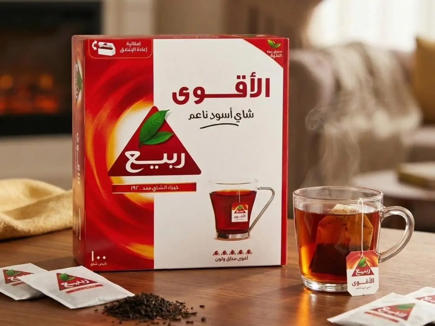 شاي ربيع علاقي الأقوئ 100 كيس