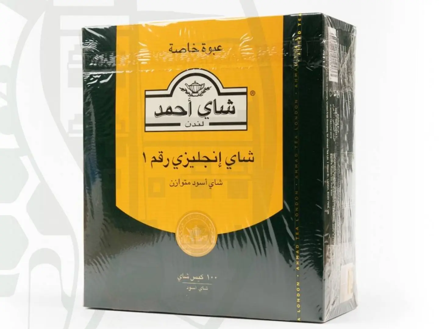 شاي احمد الانجليزي 100 كيس رقم 1 اصفر