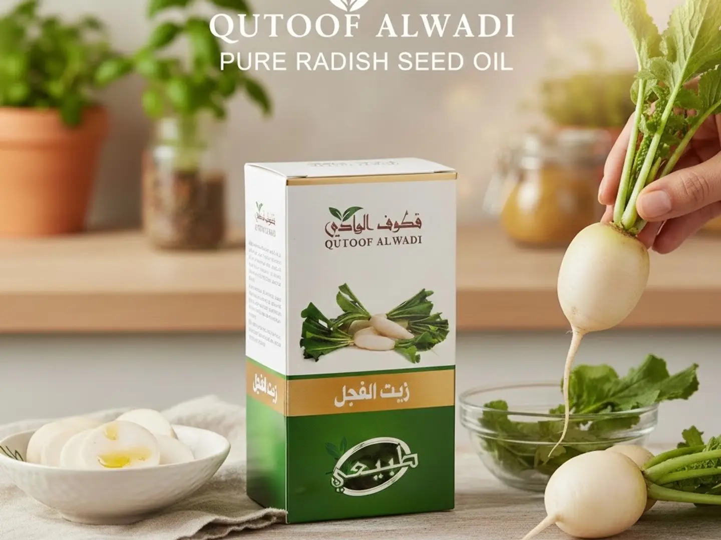 زيت الفجل قطوف الوادي 125 مل