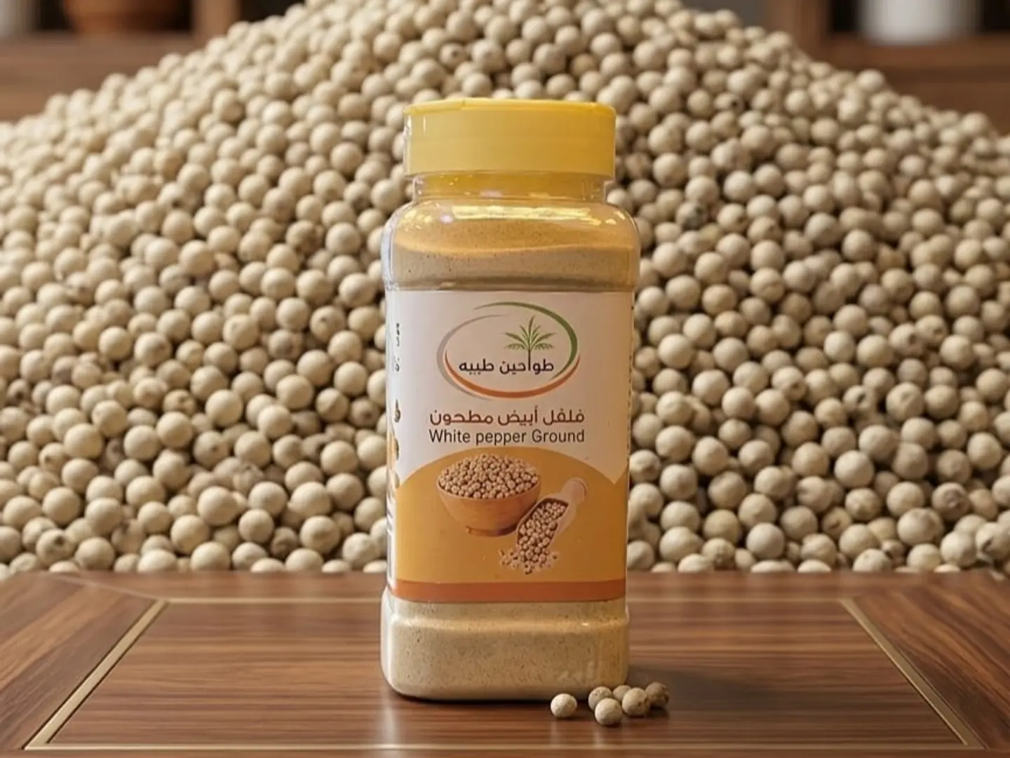 طواحين طيبة - فلفل ابيض مطحون 250 جرام