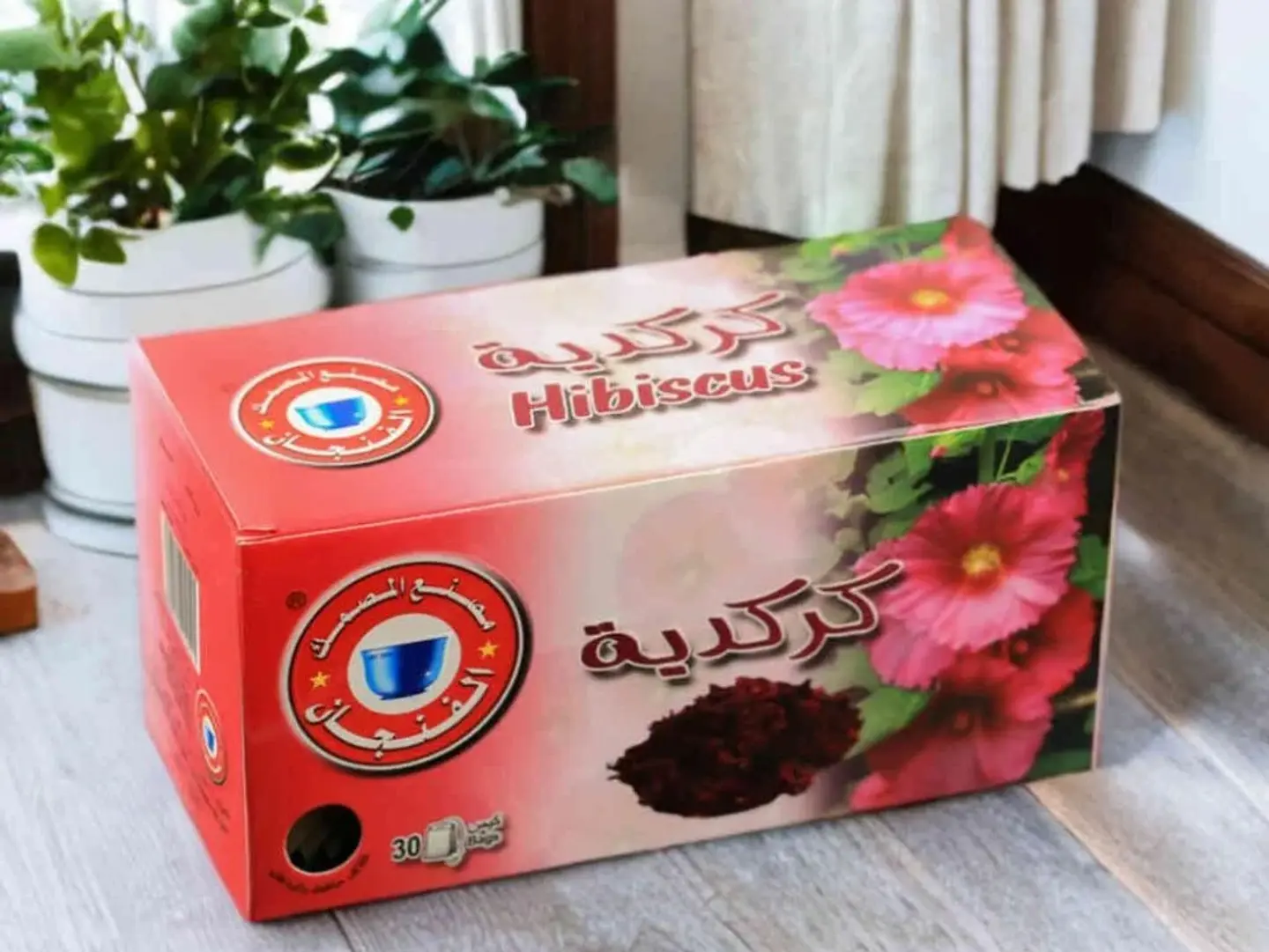 شاي كركديه المصمك 30 كيس