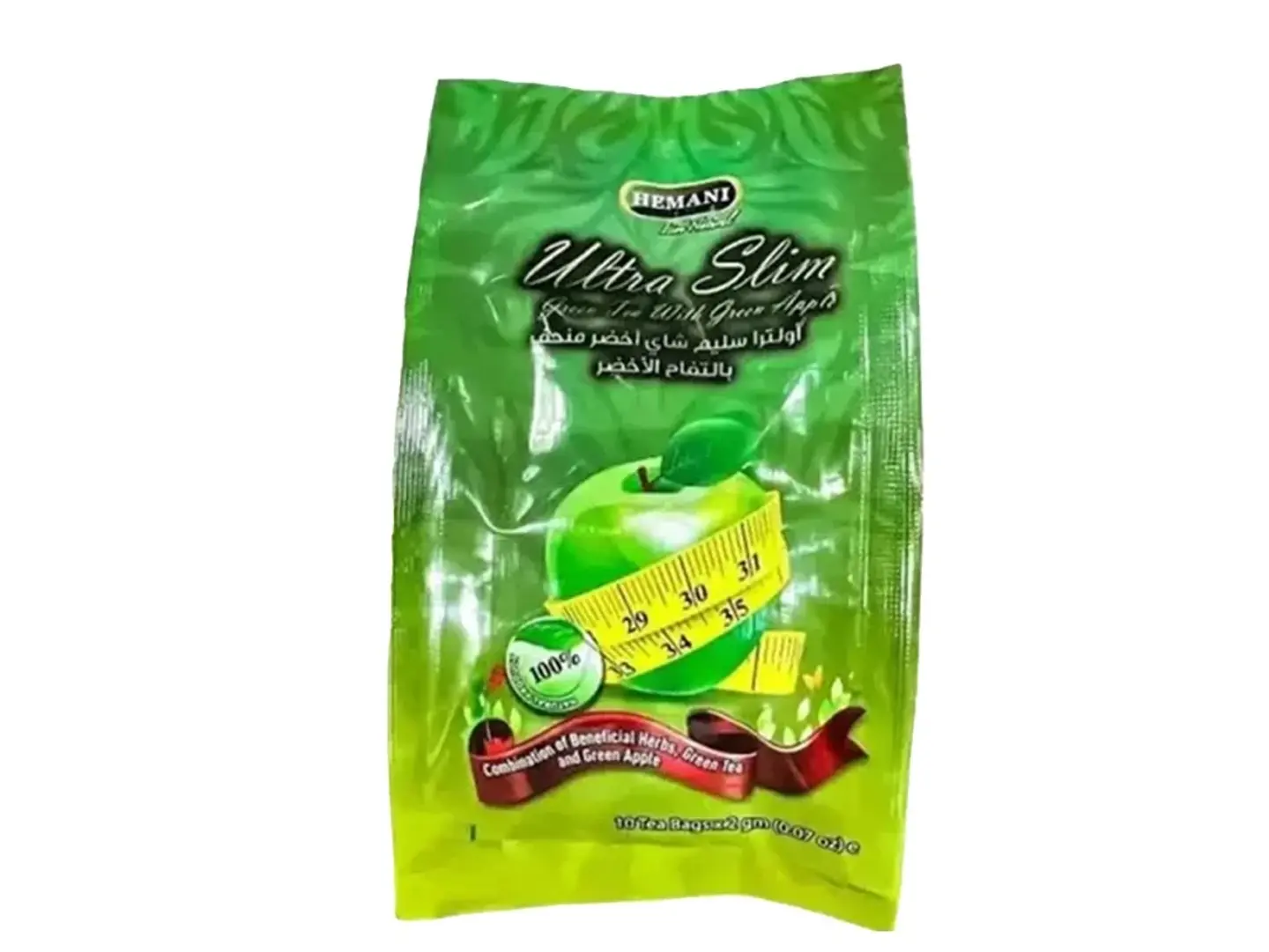 Ultra Slim Original Tea Green Apple Flavor (Bag)