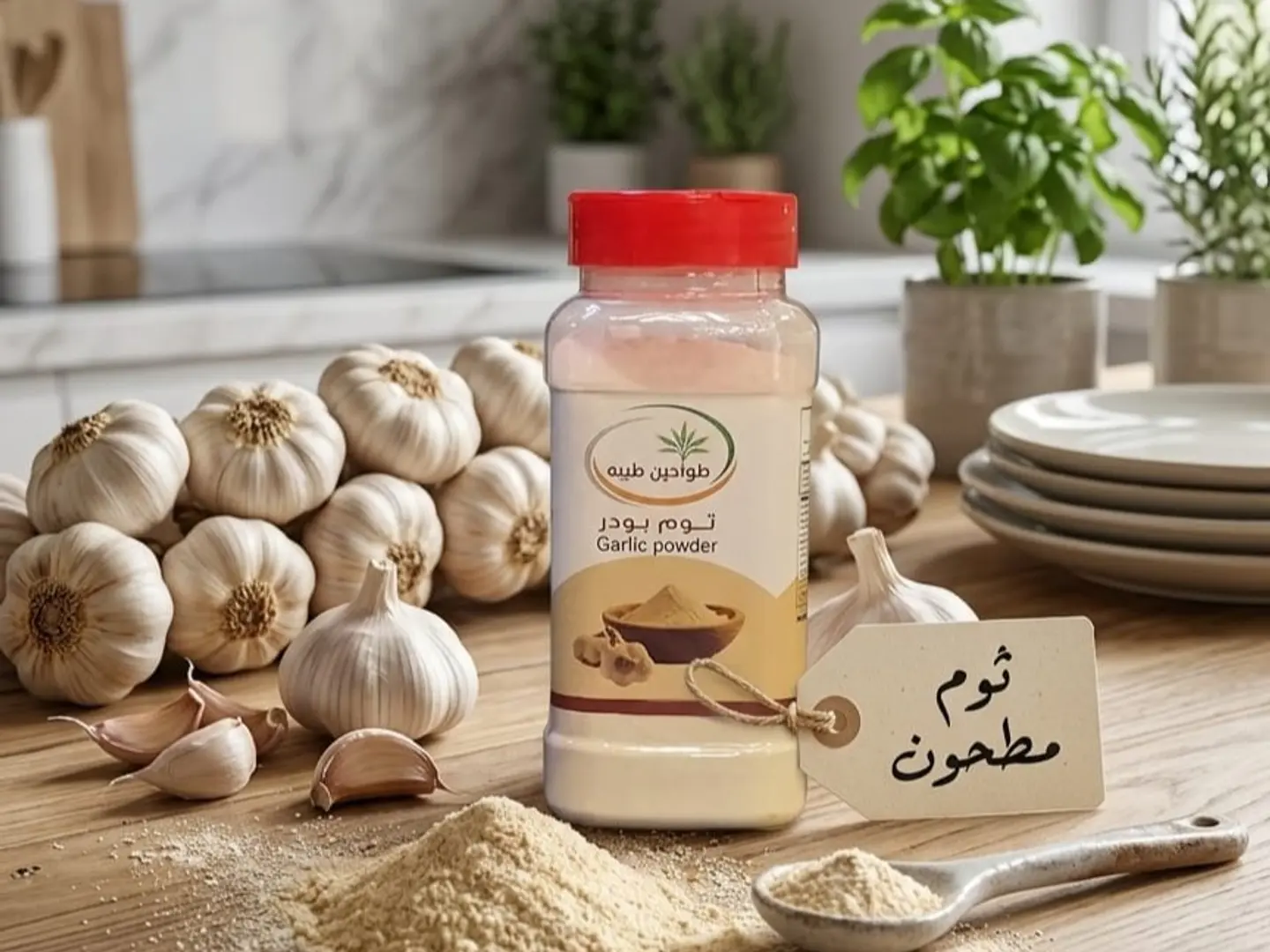 طواحين طيبة - ثوم مطحون 250 جرام