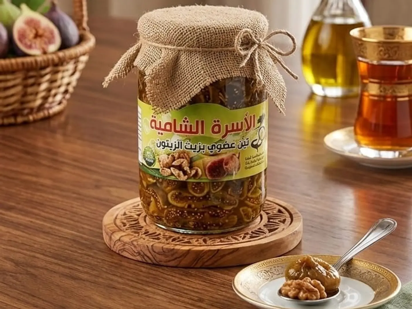 تين عضوي بزيت الزيتون 700 جرام