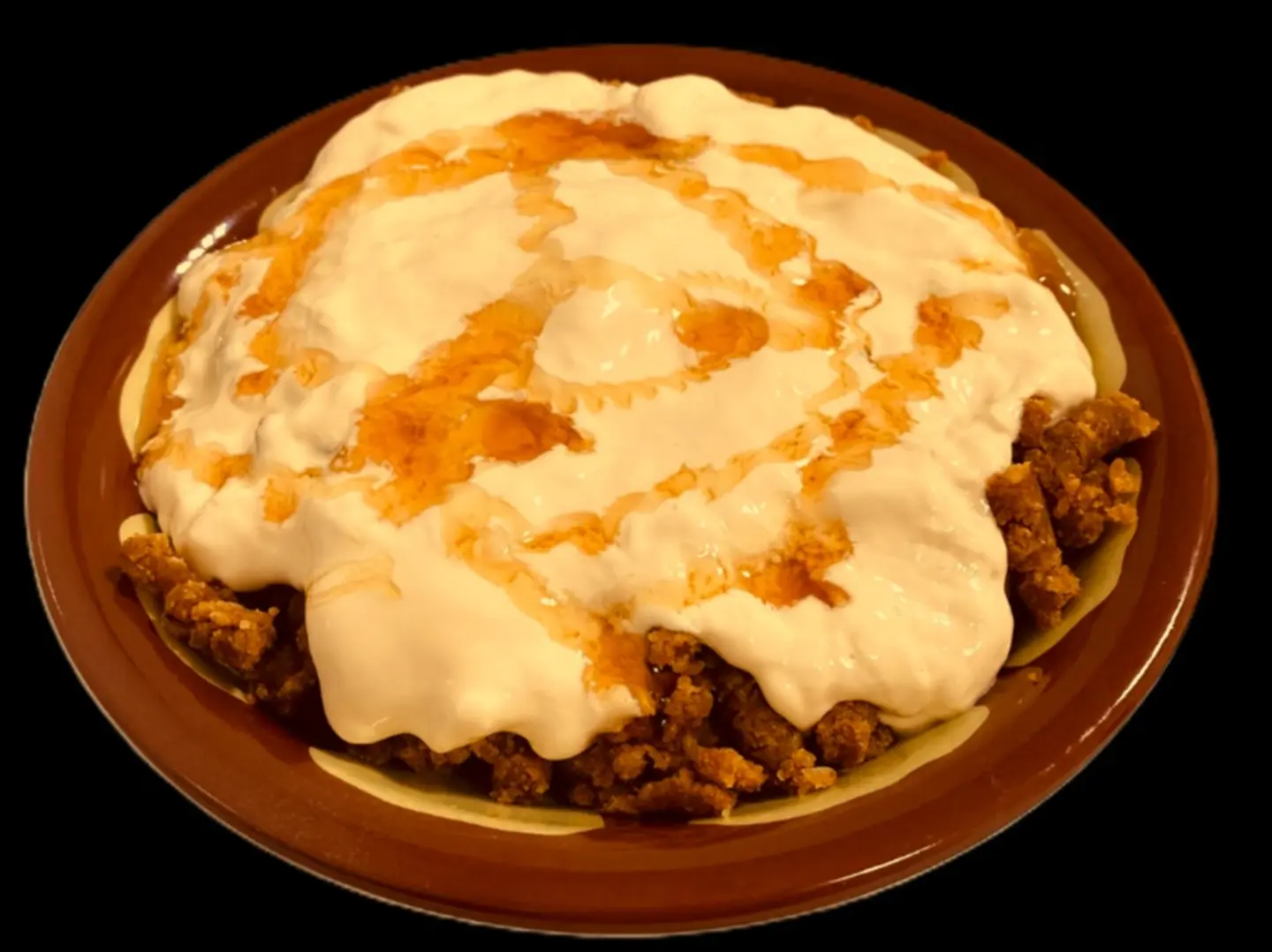 Areekah With Cream, Honey, And Ghee
