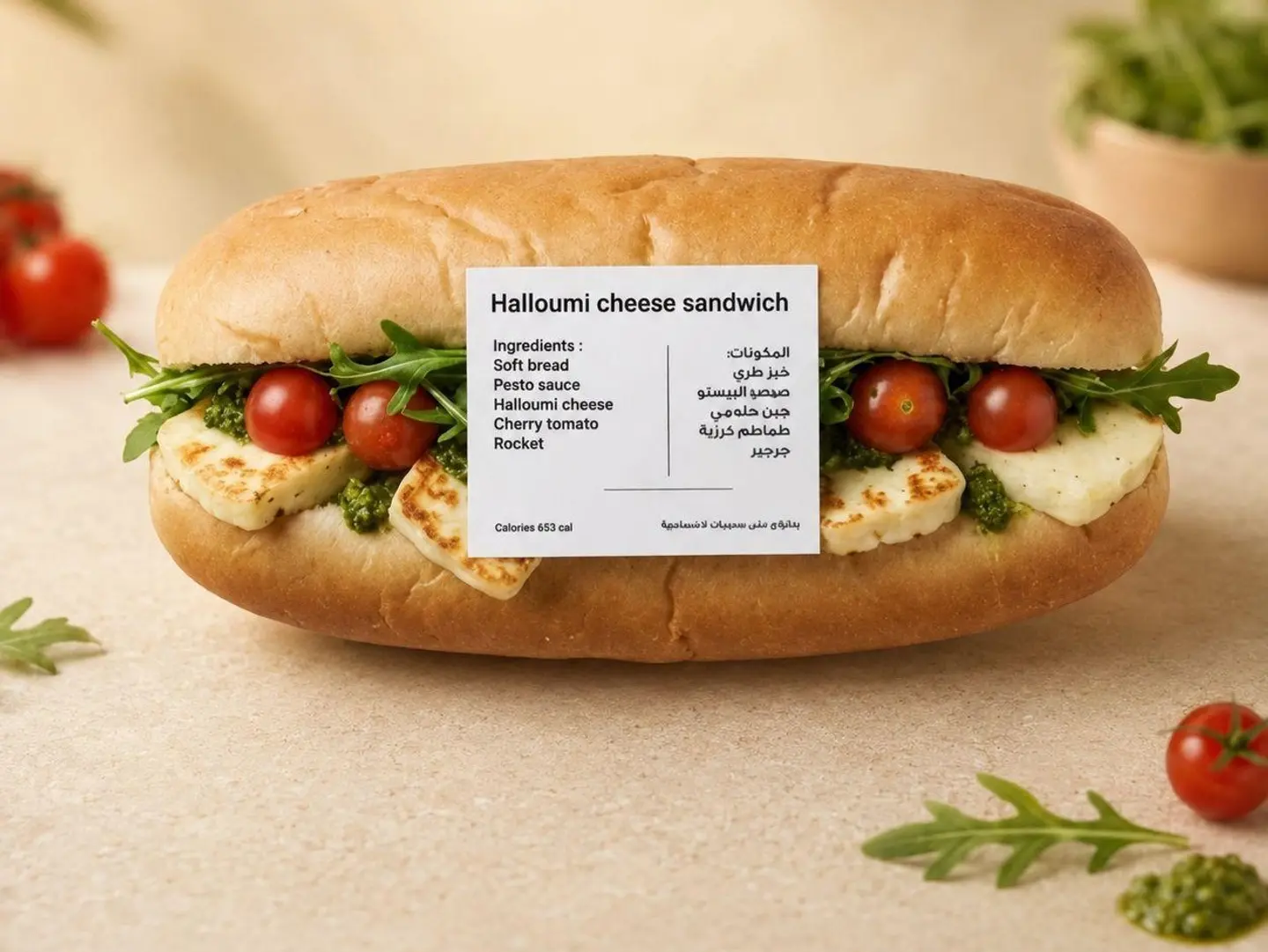 Halloumi Cheese Sandwich