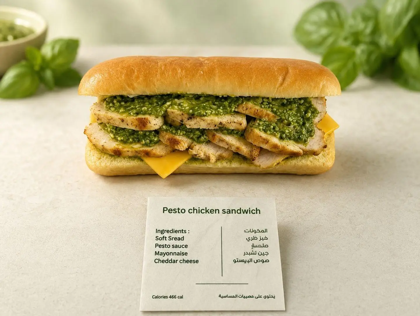 Pesto Chicken Sandwich