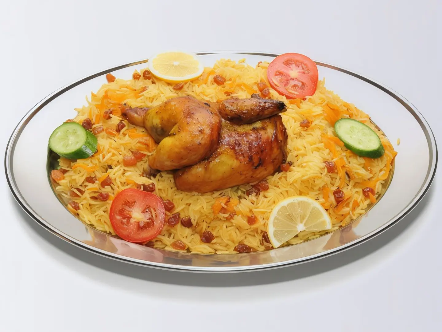 Half Chicken Zurbian (Adeni Style)