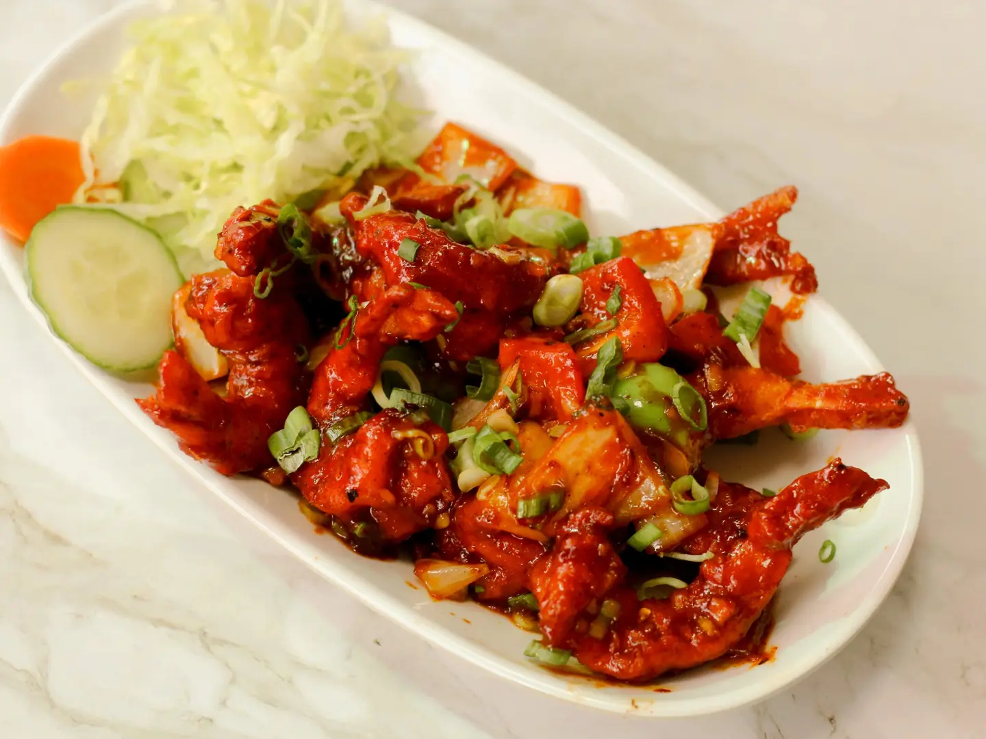Prawn Chilli (Semi Grevy)
