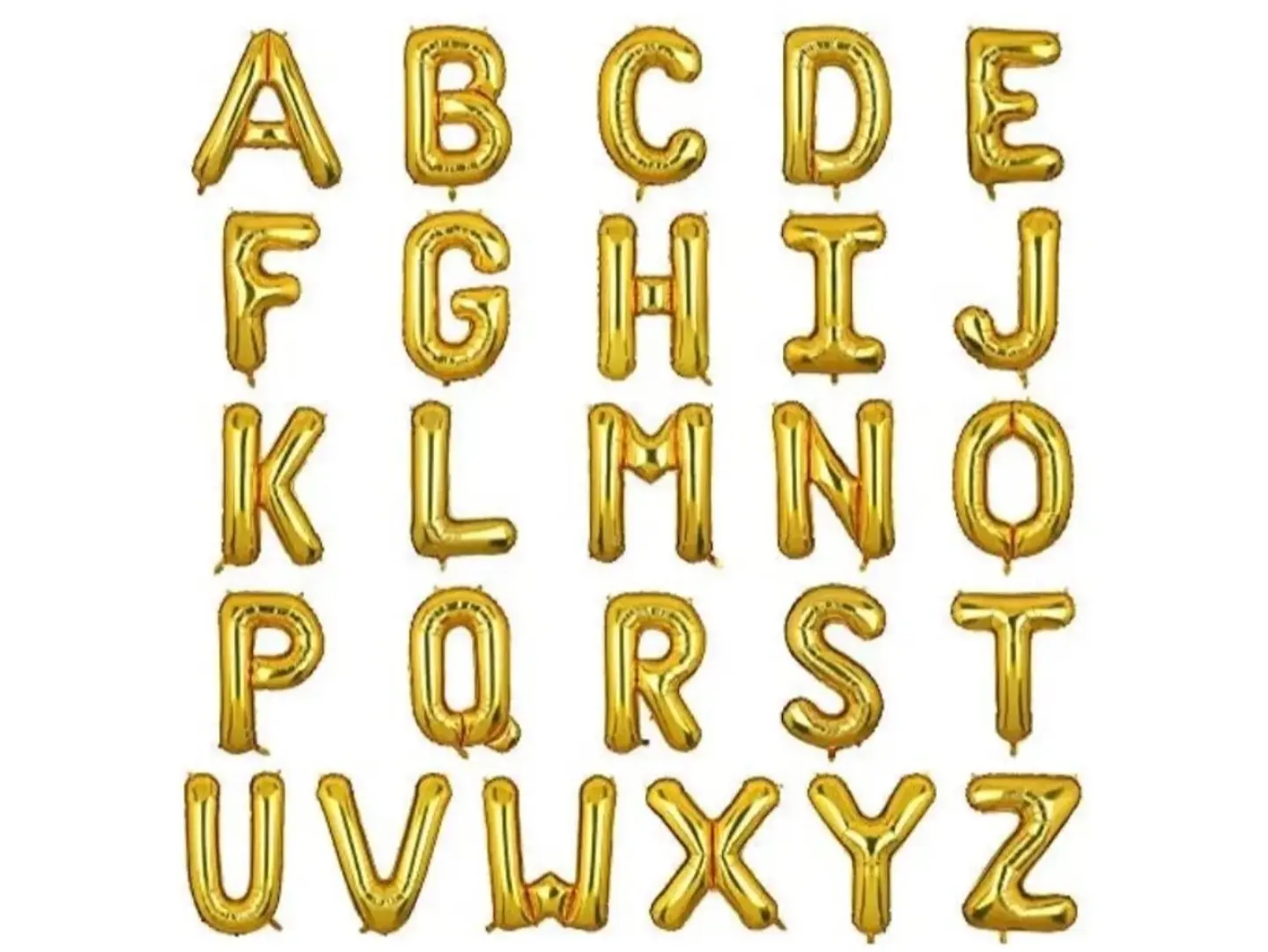 Letter Helium Balloons