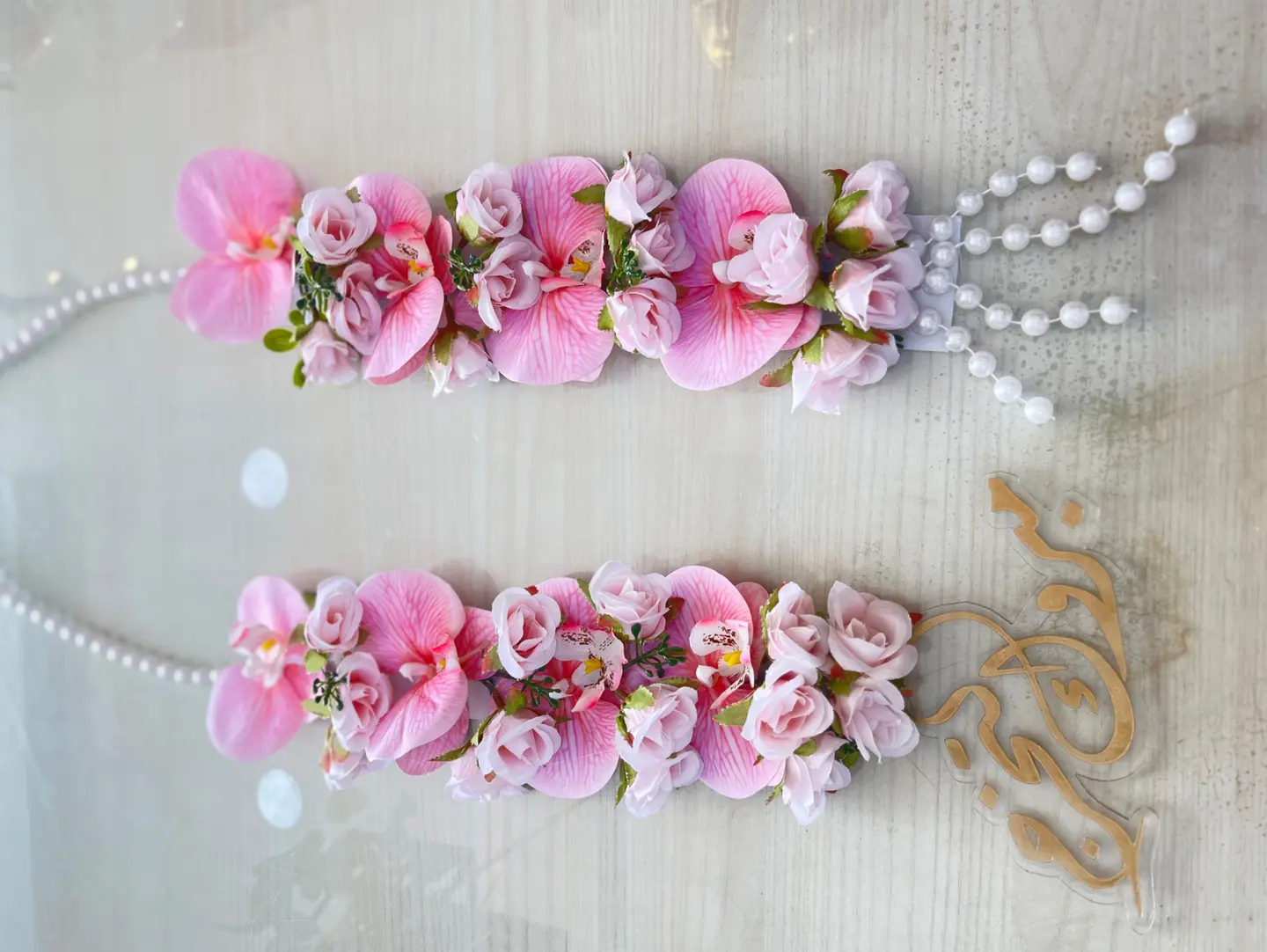 Artificial Flower Graduation Necklace