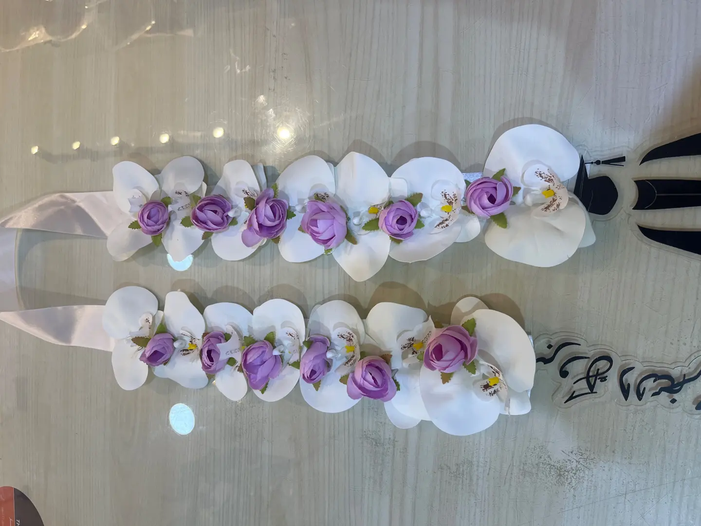 Artificial Flower Graduation Necklace