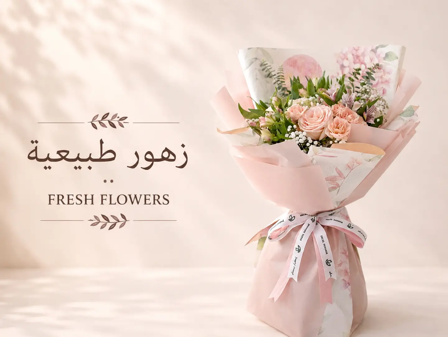 A Luxurious Bouquet Of Soft Roses