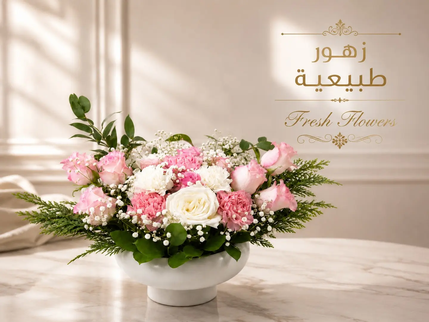 Pink Rose Vase