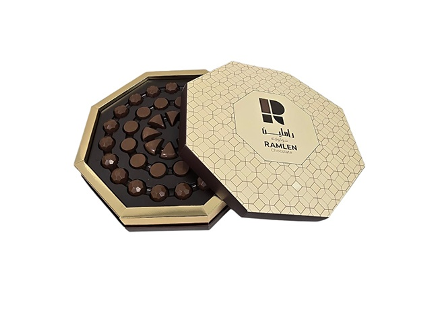 Open Belgian Chocolate Box
