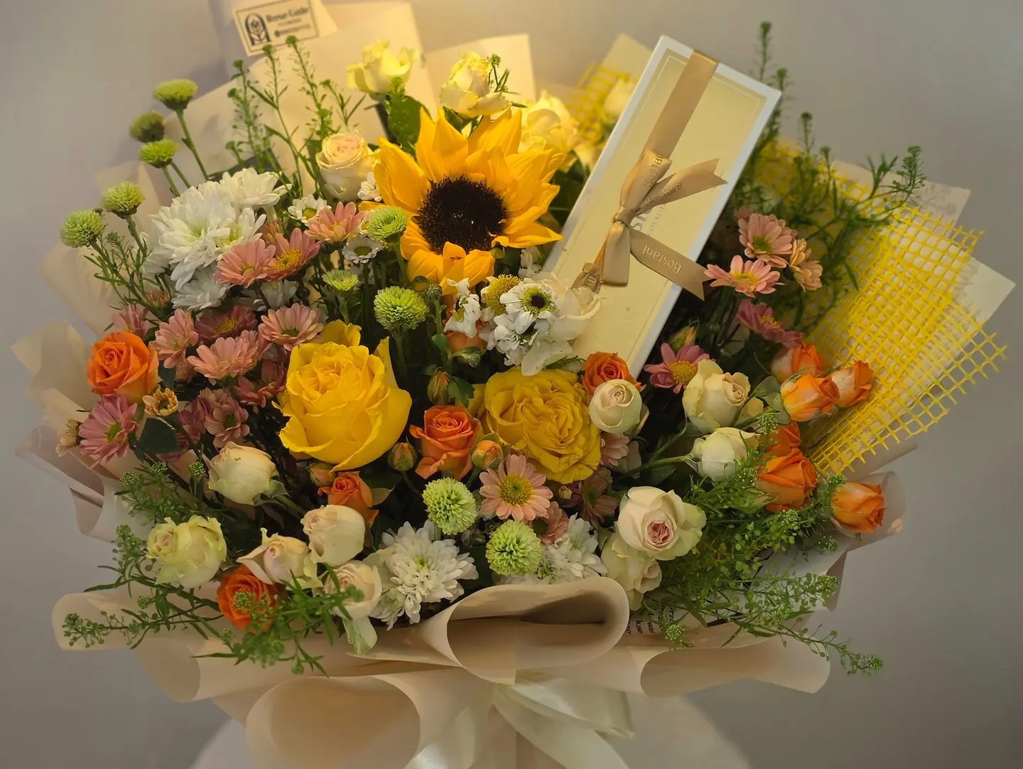 A Bouquet Of Fulfilled Dreams And Gardener's Chocolate