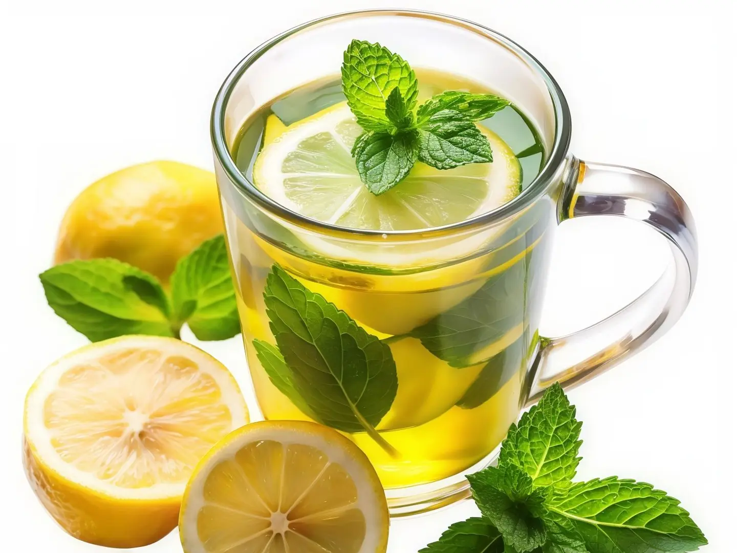 كوب نعناع ليمون