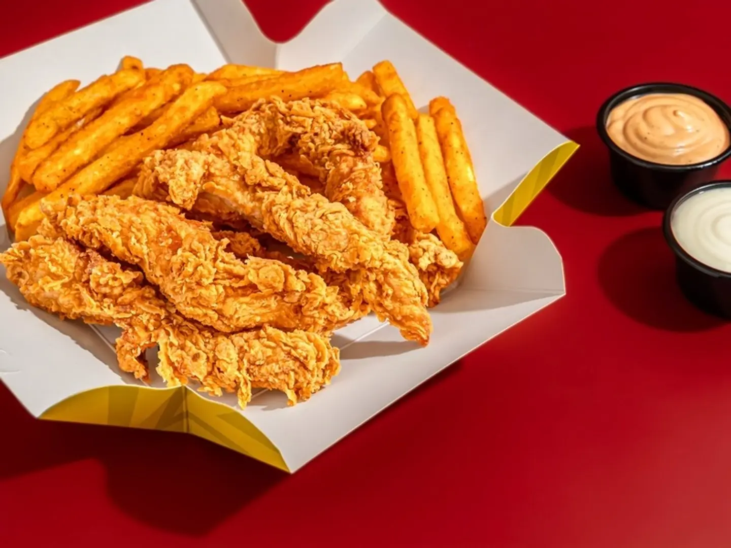 وجبة استربس دجاج