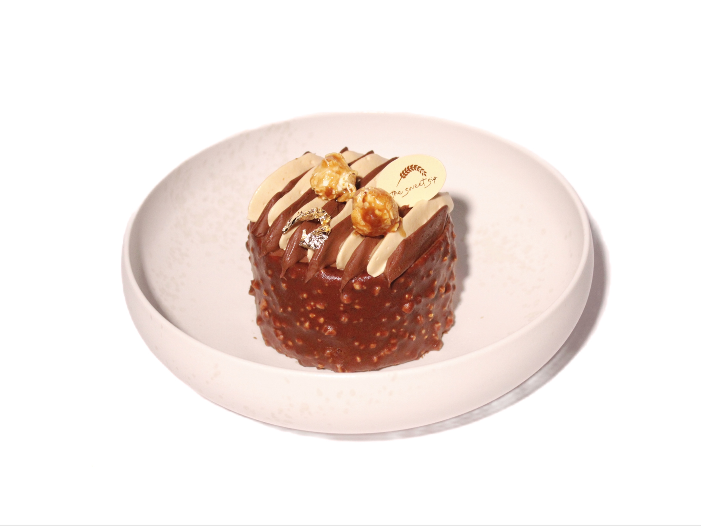 Salted Caramel Popcorn Cake