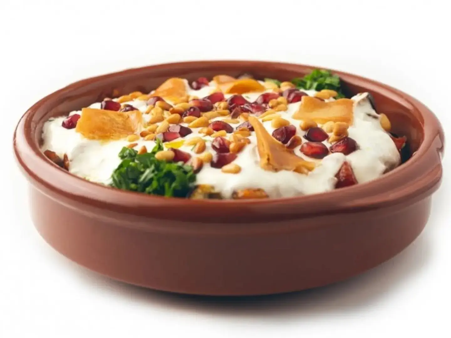 فتة باذنجان