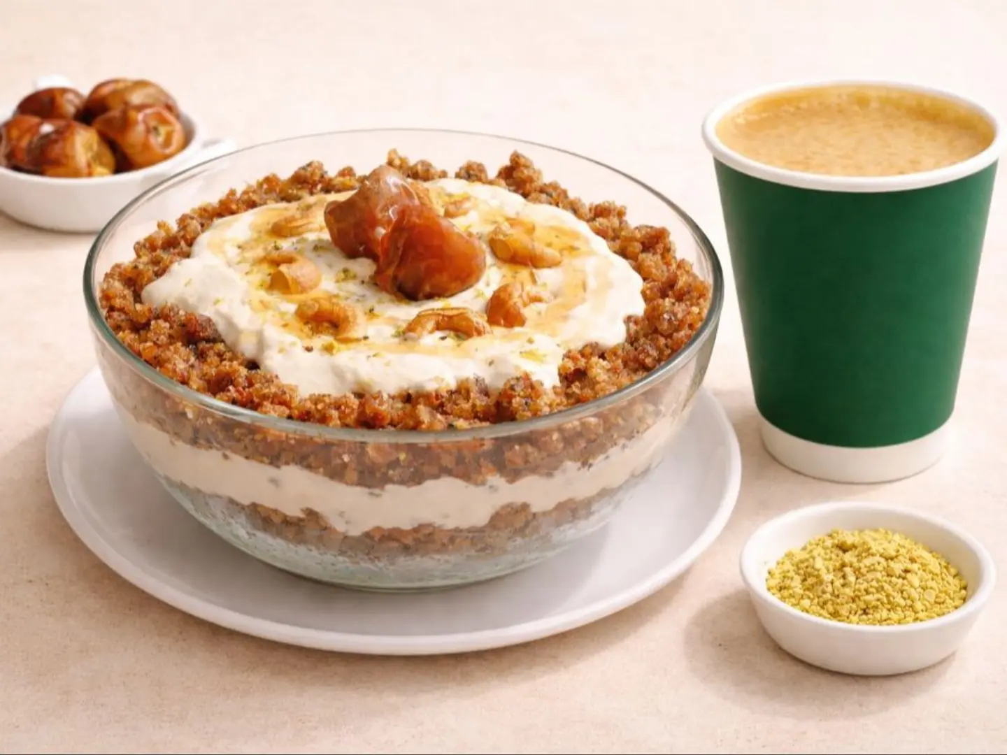 عريكة قشطة مع شاي عدن