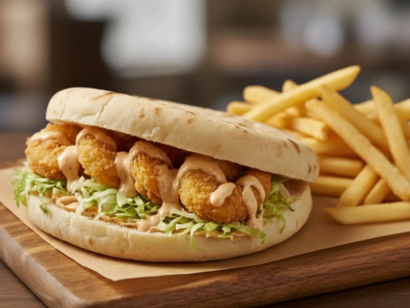 Pearl Shrimp Sandwich